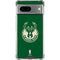 NBA Milwaukee Bucks Green Distressed Google Pixel 7a Clear Case